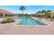 Gorgeous pool with sunshades, lounge chairs and well manicured landscaping at 12740 Del Corso Loop, Lakewood Ranch, FL 34211
