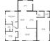 Detailed floor plan schematic featuring measured dimensions for all bedrooms, kitchen, sunroom, and living areas at 2929 Siesta Dr, Venice, FL 34293