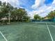 Outdoor tennis court is ready for a friendly match at 355 Melrose Ct, Venice, FL 34292