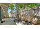 Private fenced back patio with room for outdoor seating at 500 N Jefferson Ave # 5, Sarasota, FL 34237