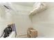 Well-organized walk-in closet with shelving for storage at 9630 Club South Cir # 6204, Sarasota, FL 34238