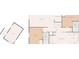 Floor plan showcases the layout of a cozy home with living spaces and bonus room at 13241 Miami St, Hudson, FL 34667