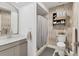 Well-lit bathroom featuring a vanity, shower, and neutral decor, providing a clean and functional space at 1533 42Nd Avenue E Dr # 48, Ellenton, FL 34222