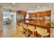 Spacious kitchen with breakfast bar and stainless steel appliances at 2605 Sunnybrook Dr, Sarasota, FL 34239