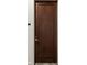View of modern stained door with silver handle and unit number at 33 S Palm # 1103, Sarasota, FL 34236