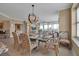 This dining area opens to the living room and has a great view at 3621 North Point Rd # 603, Osprey, FL 34229