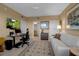 Multipurpose room with an office and seating area at 3621 North Point Rd # 603, Osprey, FL 34229