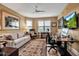 Open and bright office space featuring comfortable seating and natural light at 3621 North Point Rd # 603, Osprey, FL 34229