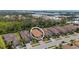 Bird's eye view of the home emphasizing its location within a neatly planned residential area at 3921 Waypoint Ave, Osprey, FL 34229