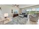 Comfortable living room with view of golf course at 4040 Ironwood Cir # 401F, Bradenton, FL 34209