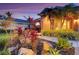 A beautifully landscaped walkway leads to the front of this building at 4926 Sabal Lake Cir, Sarasota, FL 34238