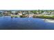 Scenic view of the waterfront area, showing the boat dock and neighboring houses at 516 45Th Street W Ct, Palmetto, FL 34221