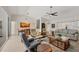 Open floor plan, living room and dining area with modern decor, furniture, and lots of space at 5712 Garden Lakes Fern, Bradenton, FL 34203