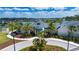 Aerial view of the community clubhouse with beautifully landscaped grounds at 8232 Reefbay Cv, Parrish, FL 34219