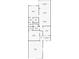 Detailed floor plan of the house including the kitchen, bedrooms, bathrooms, closets, and more at 892 Country Club Cir # 50, Venice, FL 34293