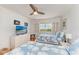 Comfortable bedroom with two beds, a view and a TV at 8977 Midnight Pass Rd # 519, Sarasota, FL 34242