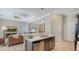Open-concept kitchen with a view into the living room area at 14350 Stirling Dr, Lakewood Ranch, FL 34202