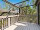 Screened in porch with wooded back at 1493 Landings Lake Dr # 32, Sarasota, FL 34231