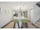 Bright kitchen island featuring sleek countertops and stylish barstool seating at 1586 Dorgali Dr, Sarasota, FL 34238