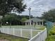 Outdoor basketball court with well-maintained green surface and surrounding trees at 18106 Canal Pointe St, Tampa, FL 33647