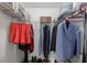 Spacious walk-in closet boasts ample room for storage and organization at 18106 Canal Pointe St, Tampa, FL 33647