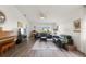 Inviting living room featuring modern decor and sleek gray floors in an open layout at 18106 Canal Pointe St, Tampa, FL 33647