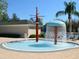 Charming splash pad area with playful water features, providing a fun and safe environment for to enjoy at 18106 Canal Pointe St, Tampa, FL 33647