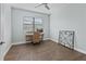 Home office with natural light, wood floors, modern decor, and a view at 2193 Bonito Way, Port Charlotte, FL 33953
