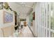 Outdoor lanai area with comfortable seating and storage at 3562 Lake Bayshore Dr # 202, Bradenton, FL 34205