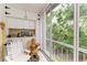Outdoor lanai featuring extra counterspace for serving at 3562 Lake Bayshore Dr # 202, Bradenton, FL 34205