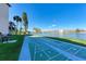 Enjoy waterfront recreation on the community's shuffleboard courts alongside a scenic lake view at 3562 Lake Bayshore Dr # 202, Bradenton, FL 34205