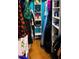Well-organized walk-in closet with shelves and hanging space for clothing at 3915 40Th W St, Bradenton, FL 34205