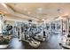 Well-equipped gym with cardio machines, free weights, mirrors, and abundant natural light at 5122 Northridge Rd # 112, Sarasota, FL 34238