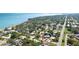 Aerial view of the property in a coastal community near the bay at 7019 10Th S St, St Petersburg, FL 33705