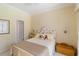 Cozy bedroom with floral accents, offering a tranquil and inviting space to relax at 7270 Alicante Dr # 3, Sarasota, FL 34238