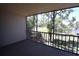 The screened-in balcony offers a view of the outdoors at 7500 40Th W Ave # 209, Bradenton, FL 34209