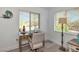 Bright office space with natural light and charming decor at 8152 Seashell St, Englewood, FL 34224