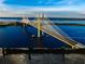 The Bob Graham Sunshine Skyway Bridge stretching across the water at 919 80Th Nw St, Bradenton, FL 34209