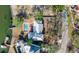 Beautiful waterfront property with a backyard pool and private boat dock at 1479 Bay Point Dr, Sarasota, FL 34236