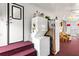 Functional laundry area with stackable washer and dryer, providing convenience and efficiency at 182 Crown Point Dr, Nokomis, FL 34275