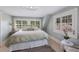 Bright bedroom with shuttered windows, comfortable bed, and soft color palette at 1829 Bougainvillea St, Sarasota, FL 34239