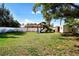 Spacious backyard featuring a playset, storage shed, and well-maintained lawn at 2238 Rose St, Sarasota, FL 34239