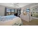 Bright main bedroom featuring a serene atmosphere, and plenty of natural light at 245 Coldeway Dr # B10, Punta Gorda, FL 33950