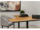 Close-up of a modern office desk with elegant decorations, providing a sophisticated workspace at 301 Quay Commons # 1204, Sarasota, FL 34236