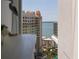 Stunning view of the city skyline and ocean from the bedroom window at 301 Quay Commons # 1610, Sarasota, FL 34236