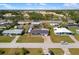 Beautiful home displays vibrant flowerbeds, a dark roof, and a lush green lawn, creating a welcoming exterior at 309 Glen Oak Rd, Venice, FL 34293