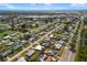 Expansive aerial view of a residential area showcases lush greenery and a mix of modern homes at 309 Glen Oak Rd, Venice, FL 34293