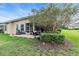 Spacious backyard with a well-maintained lawn and ample space for outdoor activities at 3514 92Nd E Ave, Parrish, FL 34219
