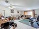 Spacious living room with tile floors, ceiling fan, and lots of natural light at 3606 Beneva Rd # 506, Sarasota, FL 34232