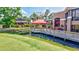 Beautiful outdoor venue featuring water view and gazebo, perfect for events and relaxation at 4487 Glebe Farm Rd, Sarasota, FL 34235